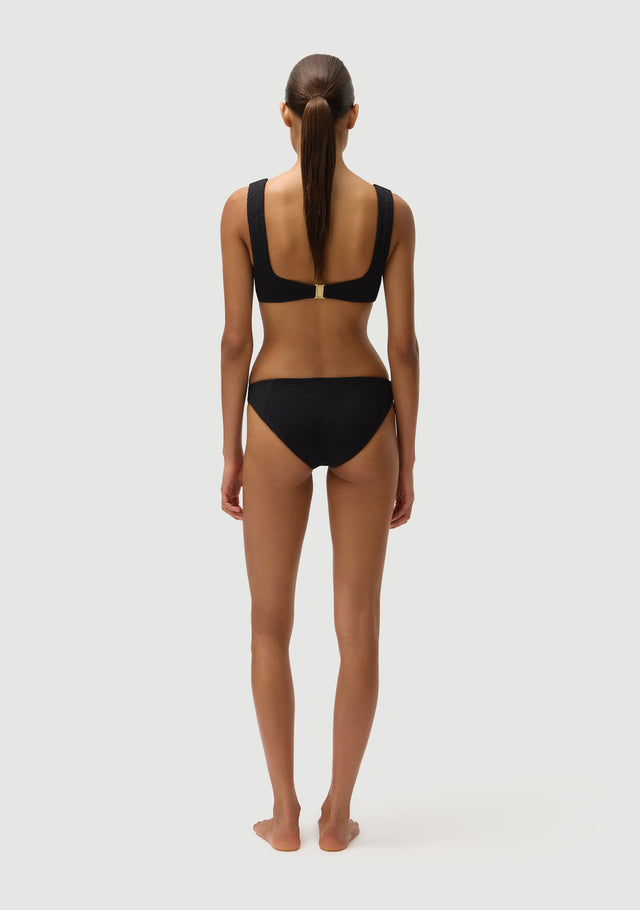 Fella Swim Rick James Bikini Bottom in Noir – official model view 4