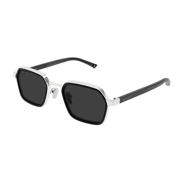 GUCCI - GG2074S001 Sunglasses - Silver — angle view