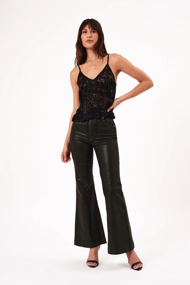 Jerry Cami Burnout - Black-Camisole-Rolla's-6/XS-UPTOWN LOCAL