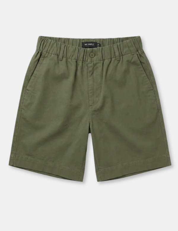 Mr Simple Chad Elastic Waist Relaxed Short - Fatigue - view 1