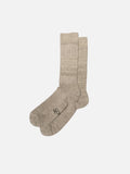 NUDIE JEANS - Rasmusson Mens Rib Sock - Offwhite
