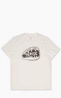 NUDIE JEANS - Roy T-Shirt Raise Your Noise - Chalk White