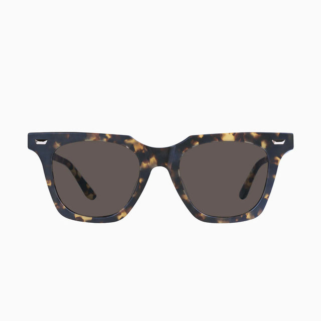 VALLEY - Prisoner II - Matte Clear Tort w. 24k Gold Metal Trim / Brown Lens-Sunglasses-Valley-UPTOWN LOCAL