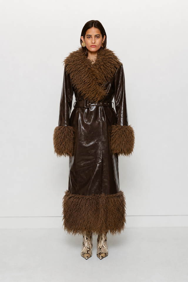 The Wolf Gang - Abrigo Coat - Chocolate-Coats & Jackets-The Wolf Gang-XS-UPTOWN LOCAL