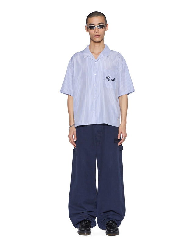 KSUBI - Club Diner SS Shirt Sky Stipe-Shirts-Ksubi-S-UPTOWN LOCAL