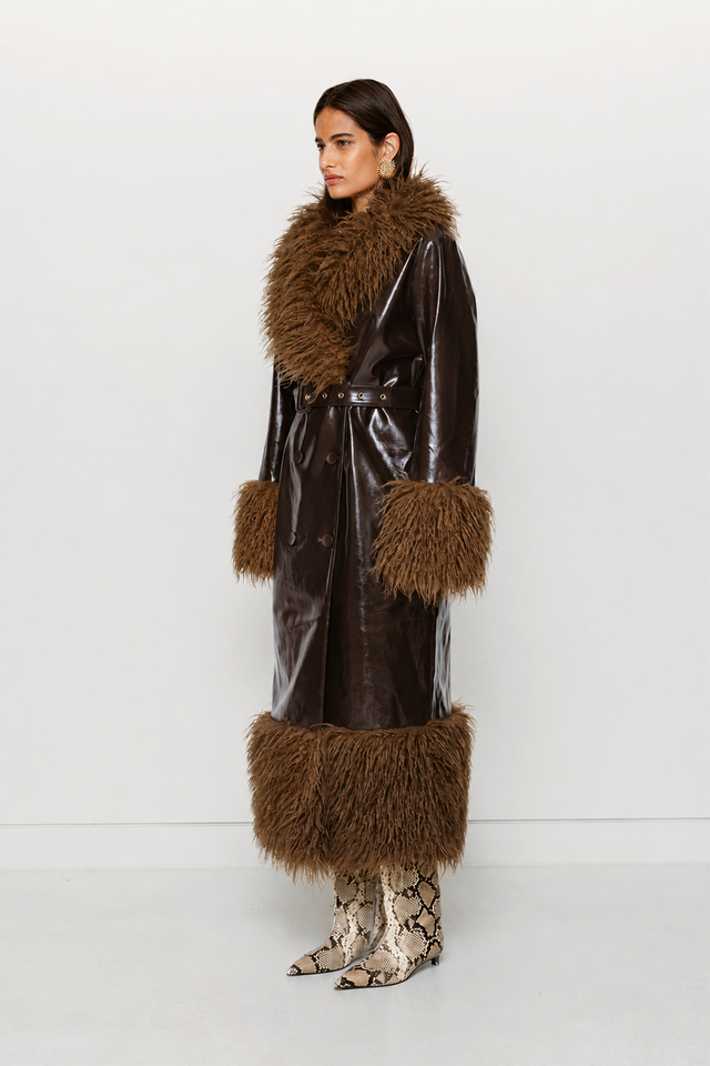 The Wolf Gang - Abrigo Coat - Chocolate-Coats & Jackets-The Wolf Gang-XS-UPTOWN LOCAL