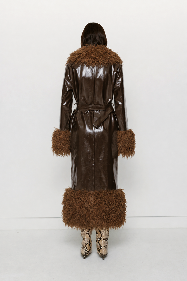 The Wolf Gang - Abrigo Coat - Chocolate-Coats & Jackets-The Wolf Gang-XS-UPTOWN LOCAL