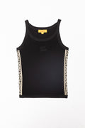 SOMETHING VERY SPECIAL - Geo Regular Tank - Black-Shirts & Tops-Something Very Special-XS-UPTOWN LOCAL