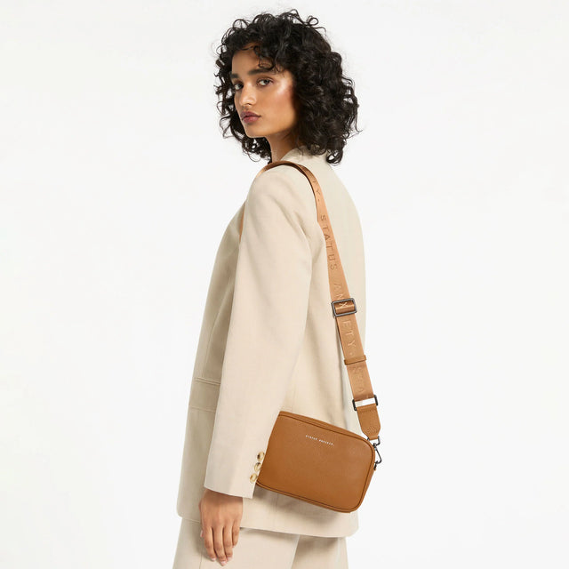 STATUS ANXIETY - Plunder - Web Strap - Camel-Bags-Status Anxiety-UPTOWN LOCAL