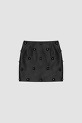 The Wolf Gang - Cielo Mini Skirt - Noir-Skirts-The Wolf Gang-XS-UPTOWN LOCAL