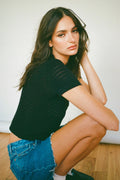 ROLLAS - Classic Tee Edgar Knit Black-Tops-Rolla's-6/XS-UPTOWN LOCAL