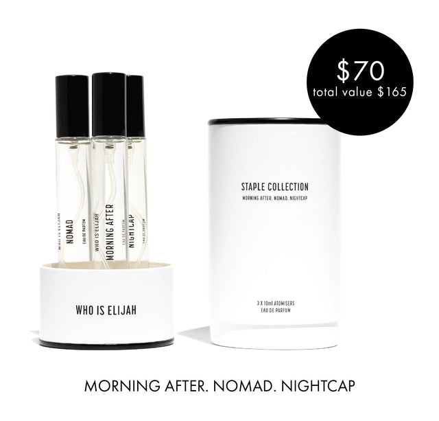 Staple Collection - Morning After/Nomad/Nightcap 10ml-Perfume & Cologne-Who Is Elijah-UPTOWN LOCAL
