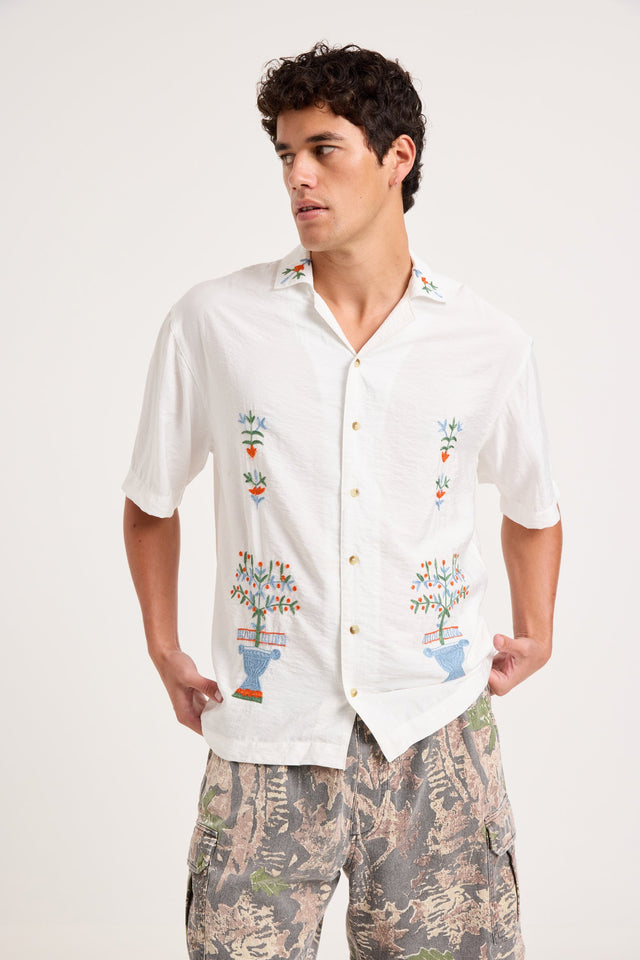 Rolla's Night Garden Bowler Off White front