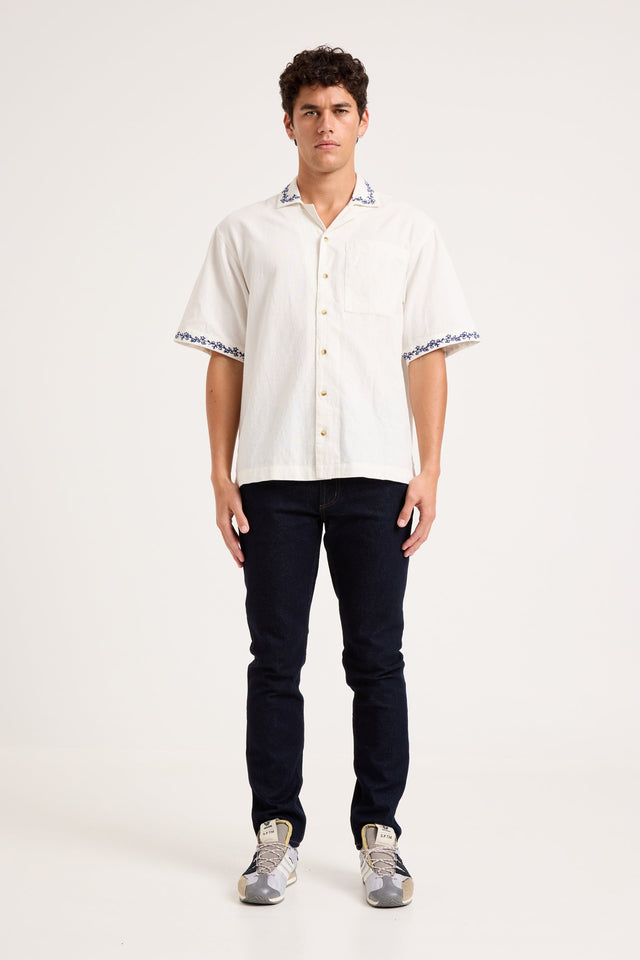 Rolla's Island Short Sleeve Shirt White back