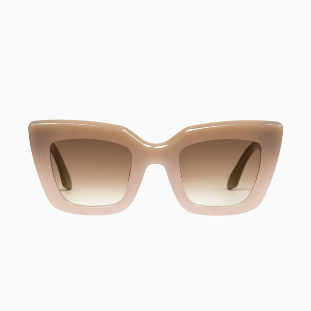 Brigada - Toffee Fade to Ivory / POLARISED Brown Gradient Lens-Sunglasses-Valley-UPTOWN LOCAL