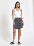 Ally Asymmetrical Denim Skirt Acid Wash Black-Skirts-ENA PELLY-6-UPTOWN LOCAL