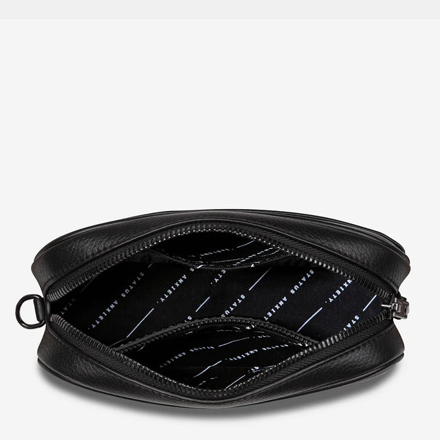 Plunder - Black - Web Strap-Handbags-Status Anxiety-UPTOWN LOCAL