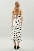 Milena Silk Dress Black Spot-Dresses-Hansen and Gretel-UPTOWN LOCAL