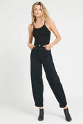 Ballet Rib Camisole Black-Tops-Rolla's-XS-UPTOWN LOCAL