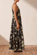 Goldie Pintuck Sleeveless Maxi Dress - Goldie-DRESSES-Shona Joy-6-UPTOWN LOCAL