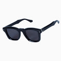 Solomon - Gloss Black w. Silver Metal Trim / Polarised Black Lens-Sunglasses-Valley-UPTOWN LOCAL