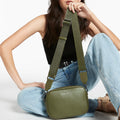 Plunder - Khaki - Web Strap-Handbags-Status Anxiety-UPTOWN LOCAL