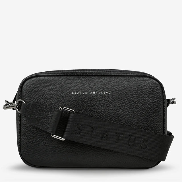 Plunder - Black - Web Strap-Handbags-Status Anxiety-UPTOWN LOCAL