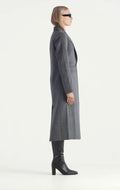 Alba Coat - Dark Grey Marle-Coats & Jackets-Elka Collective-6-UPTOWN LOCAL