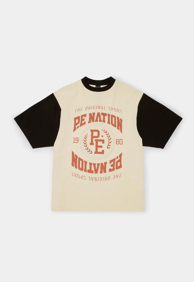 Sideout Tee - Pearled Ivory-T-Shirts-PE Nation-XS-UPTOWN LOCAL