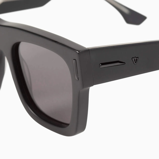 Alta - Gloss Black W. Silver Metal Trim / Polarised Lens-Sunglasses-Valley-UPTOWN LOCAL