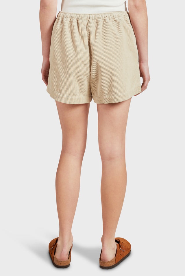 Lebowski Cord Short - Macadamia-Shorts-Academy Brand Womens-6-UPTOWN LOCAL