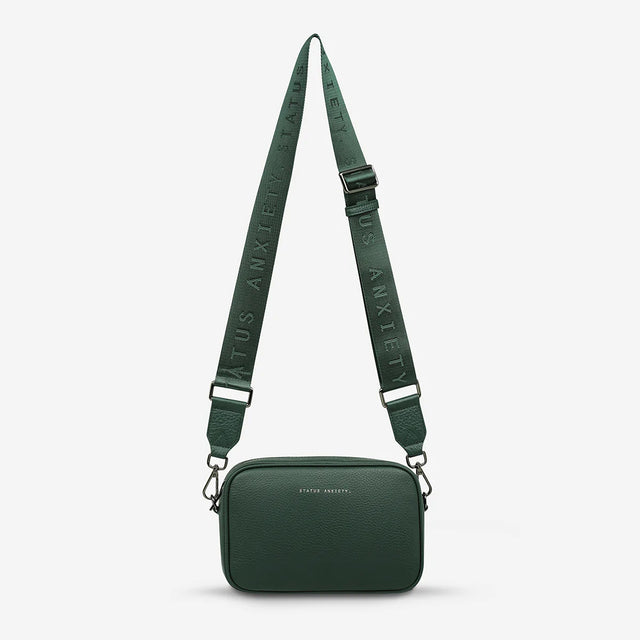 Plunder - Green - Web Strap-Handbags-Status Anxiety-UPTOWN LOCAL