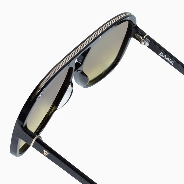 Bang - Gloss Black w. Gold Metal Trim / Black to Yellow Gradient Lens-Sunglasses-Valley-UPTOWN LOCAL