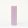 Pillar Pastel Purple Candle-Candles-XRJ-UPTOWN LOCAL