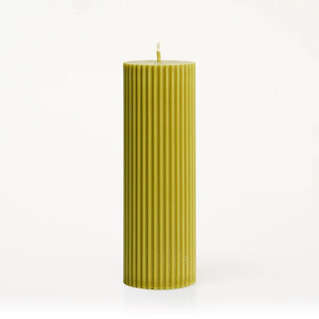 Pillar Olive Candle-Candles-XRJ-UPTOWN LOCAL