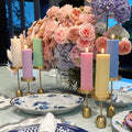 Pillar Pastel Blue Candle-Candles-XRJ-UPTOWN LOCAL