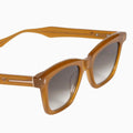 Hutch - Burnt Toffee w/ Gold Metal Trim / Polarised Black Gradient Lens-Sunglasses-Valley-UPTOWN LOCAL