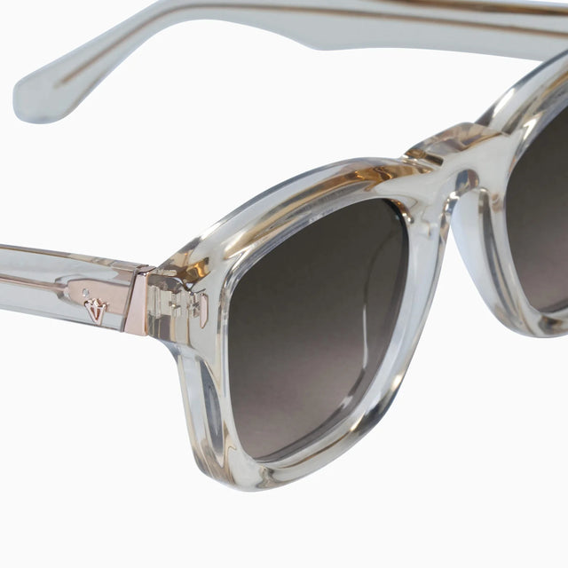 Solomon - Champagne w. Rose Gold Metal Trim / Polarised Brown Gradient Lens-Sunglasses-Valley-UPTOWN LOCAL