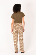 Kokomo Pant - Happy Hawaii Sand/Brown-Pants-Emma Mulholland on Holiday-XS-UPTOWN LOCAL
