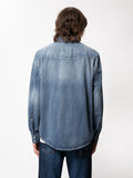 George Blue Tribe Shirt - Denim-Shirts-Nudie Jeans-S-UPTOWN LOCAL