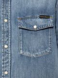 George Blue Tribe Shirt - Denim-Shirts-Nudie Jeans-S-UPTOWN LOCAL
