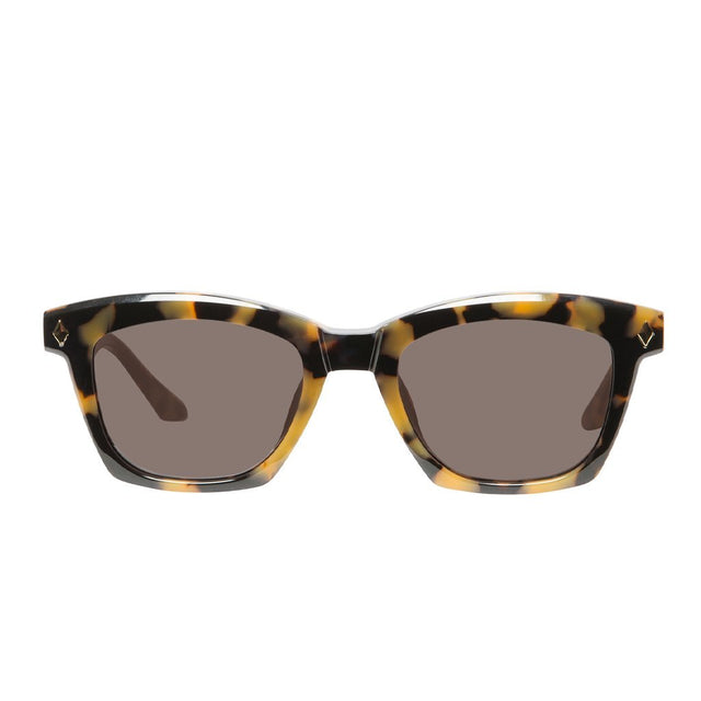 Hutch - Yellow Tort w. Gold Metal Trim / Brown Lens-Sunglasses-Valley-UPTOWN LOCAL