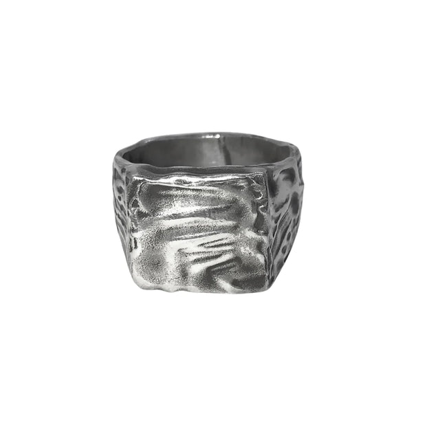 Louie Signet Ring - Size R #12-Rings-Málm Adorn-UPTOWN LOCAL