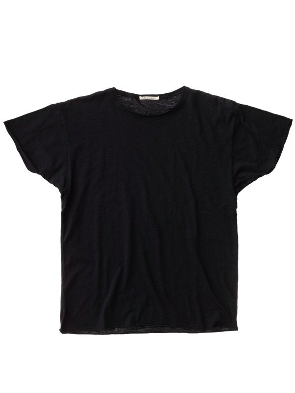 Roger Slub Black-T-Shirts-Nudie Jeans-UPTOWN LOCAL
