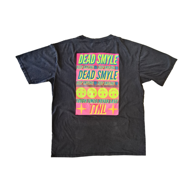 Smyle Tymes Tee - Black Stone-T-Shirts-Dead Smyle-S-UPTOWN LOCAL