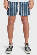 Stripe Boardy - Navy-Shorts-The Academy Brand-30-UPTOWN LOCAL