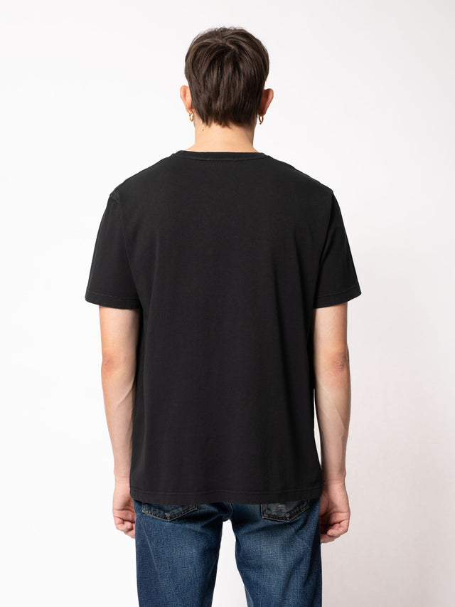 Uno Everyday Tee Black-T-Shirts-Nudie Jeans-S-UPTOWN LOCAL