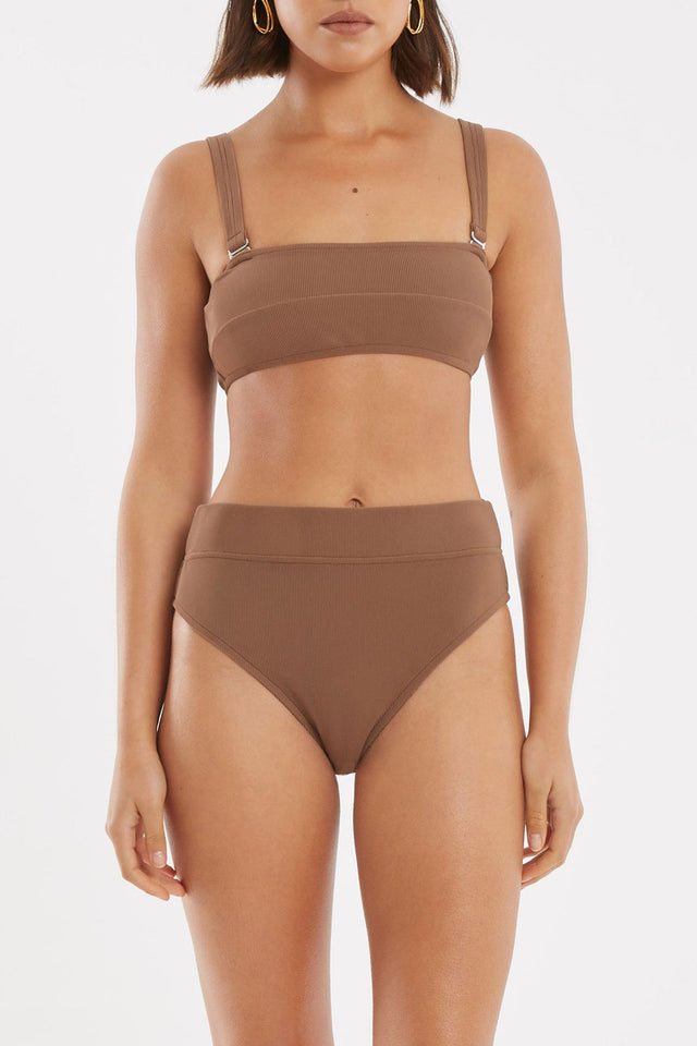 Brown Ribbed Waisted Brief-Swimwear-Zulu and Zephyr-6-UPTOWN LOCAL