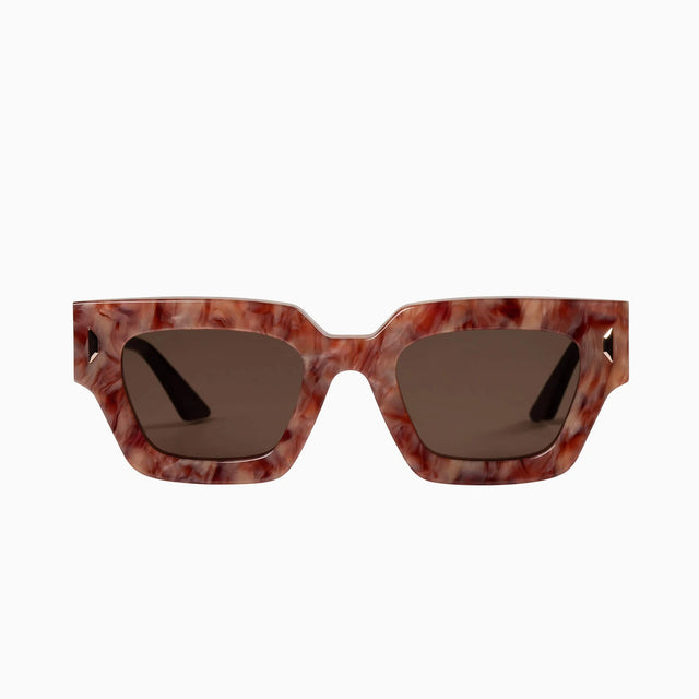 Ghost - Fire Stone Black Temples w. Gold Metal Trim / Brown Lens-Sunglasses-Valley-UPTOWN LOCAL