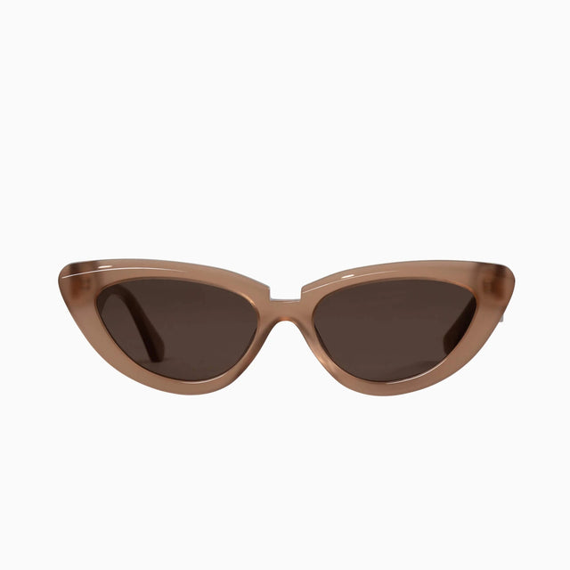 Dayze - Chestnut w. Gold Metal Trim / Brown Lens-Sunglasses-Valley-UPTOWN LOCAL